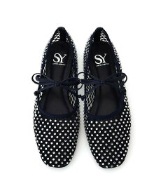 SY UNITED ARROWS ＜SY＞グレアネットバレエ フラット10●↑ オデット エ オディール シューズ・靴 バレエシューズ ブラック グレー ネイビー【送料無料】