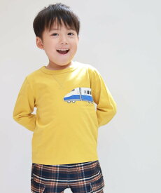 【SALE／50%OFF】SKAPE SKAPE/ポケットノリモノロンT シ・シュ・ノン トップス カットソー・Tシャツ ブルー グリーン ホワイト イエロー