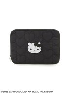 sanrio house ハローキティ ハートキルティングPCケース サンリオ ハウス バッグ その他のバッグ ブラッ…
