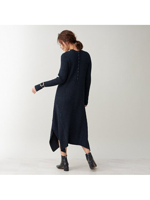 Qualite カラーミックス2wayニットワンピース Rakuten Fashion 楽天ファッション 旧楽天ブランドアベニュー Bv6158