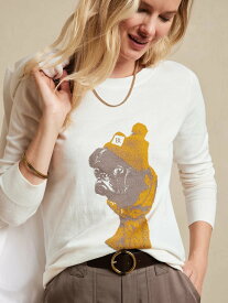 【SALE／89%OFF】BANANA REPUBLIC FACTORY STORE BANANA REPUBLIC FACTORY STORE　　フォーエバーインターシャセーターPUG バナナ・リパブリック ファクトリーストアー トップス ニット ホワイト