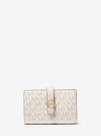 【SALE／70%OFF】MICHAEL KORS GREENWICH ジップアラウンド タブ ウォレット ミディアム - MKシグネチャ…