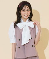 【SALE／50%OFF】WILLSELECTION ダブルボタンショートジレ ウィルセレクション トップス その他のトップ…