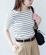 【SALE／35%OFF】SHIPS Colors SHIPS Colors:＜手洗い可能＞リブ 5分袖 ニット◇ シップス トップス ニッ…