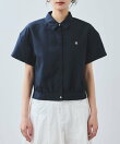 刺繍ロゴハーフスリーブシャツ