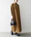SHIPS any:<洗濯機可能>サージ スキッパー シャツ ワンピース