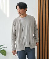 【SALE／50%OFF】ikka ダブルフェイスDRY鹿の子カーディガン イッカ トップス その他のトップス ブラック…