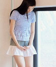 SHIRRING TSHIRT