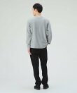微起毛 ストレッチ テーパードパンツ