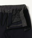 微起毛 ストレッチ テーパードパンツ