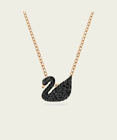 SWAROVSKI 【公式】【スワロフスキー】Swan ペンダント スワロフスキー アクセサリー・腕時計 ネックレス ブラック【送料無料】