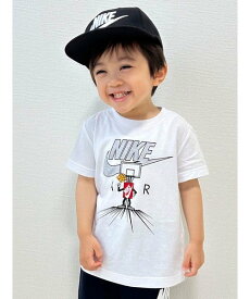 NIKE トドラー(90-100cm) Tシャツ NIKE(ナイキ) ICONS OF PLAY SS TEE ルーキーユーエスエー トップス カットソー・Tシャツ グレー ホワイト