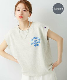 Sonny Label 『別注』Champion*Sonny Label ショートスリーブスウェットTシャツ サニーレーベル トップス スウェット・トレーナー ホワイト グレー ブラック ブルー【送料無料】