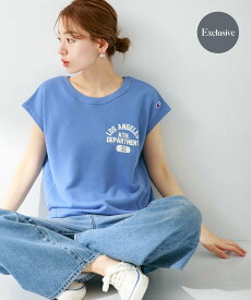 Sonny Label 『別注』Champion*Sonny Label ショートスリーブスウェットTシャツ サニーレーベル トップス スウェット・トレーナー ホワイト グレー ブラック ブルー【送料無料】