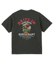 【SALE／20%OFF】X-girl HAMBURGER DISTRESSED S/S TEE X-girl エックスガール トップス カットソー・Tシャツ ホワイト グレー【送料無料】
