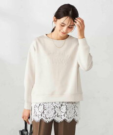 a.v.v レースヘムタンクトップ アー・ヴェ・ヴェ トップス ノースリーブ・タンクトップ ホワイト