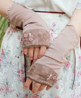 【SALE／40%OFF】axes femme バラ*レースUVショート手袋 アクシーズファム ファッション雑貨 手袋 ベージ…