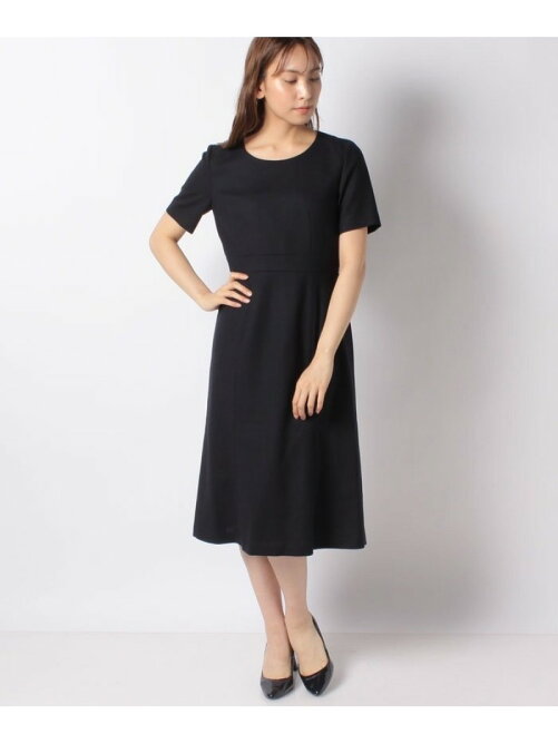 Anayi ウールジョーゼットクルーネックワンピース Rakuten Fashion 楽天ファッション 旧楽天ブランドアベニュー Cw6161