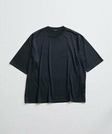 WILD LIFE TAILOR Adam et Rope' 【WILD LIFE TAILOR】Mt.Breath Wool(R) ハーフスリーブ ニット プルオーバー アダムエロペ トップス カットソー・Tシャツ ブラック グレー ネイビー【送料無料】