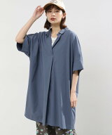 【SALE／50%OFF】studio CLIP スキッパーシャツワンピース スタディオクリップ ワンピース・ドレス チュ…