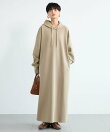 ライトダンボールフーディーワンピース<マシンウォッシャブル>【WEB限定】