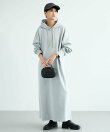 ライトダンボールフーディーワンピース<マシンウォッシャブル>【WEB限定】