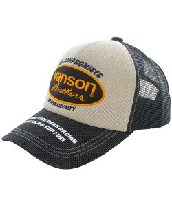 Vanson Leathers MESH CAP �o���\�����U�[�Y �X�q �L���b�v �u���b�N�y���������z
