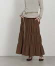 シャーリングプリーツスカート(セットアップ可)