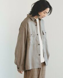 【SALE／70%OFF】BEAMS HEART BEAMS HEART / 微起毛 CPO ビッグ シャツジャケット ビームス アウトレット トップス シャツ・ブラウス ブラウン