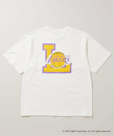 JOURNAL STANDARD 追加【Off The Court by NBA / オフ・ザ・コート バイ NBA】別注 プリントTシャツ ジャーナル スタンダード トップス カットソー・Tシャツ ブラウン ブラック グレー ホワイト ネイビー パープル オレンジ【送料無料】