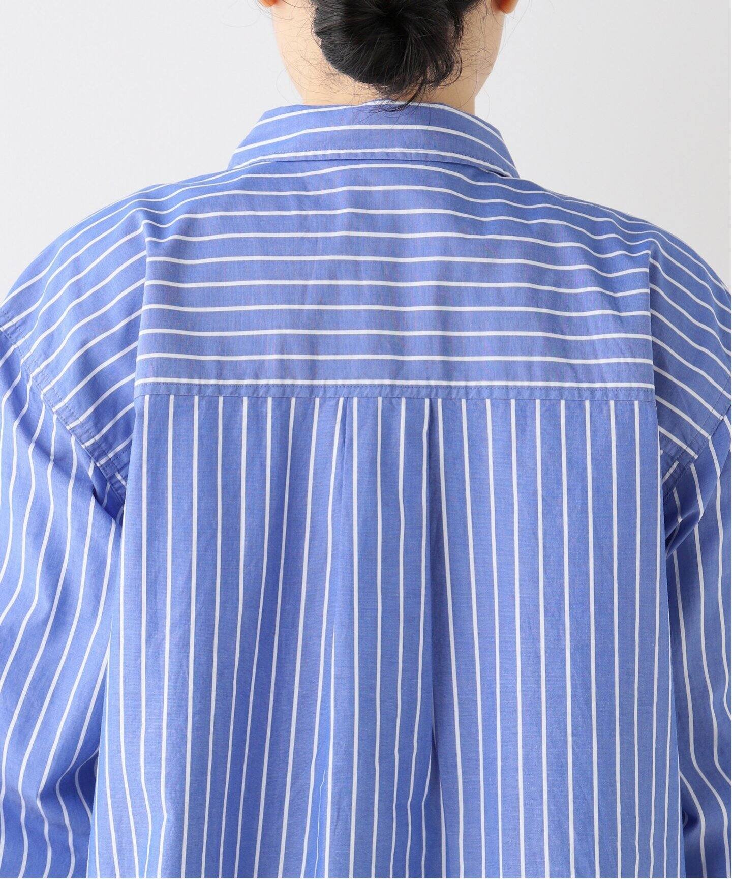 La Totalite｜【GINA TRICOT/ジーナトリコ】Poplin shirt stripe