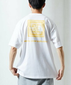 THE NORTH FACE S/S BANDANNA SQUARE LOGO TEE / ショートスリーブバンダナスクエアロゴティー / NT32446 【限定展開】 フリークスストア トップス カットソー・Tシャツ ホワイト グレー ブラック ブルー【送料無料】