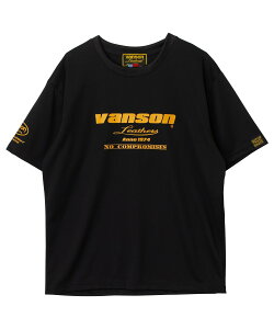 Vanson Leathers MESH T-SHIRT �o���\�����U�[�Y �g�b�v�X �J�b�g�\�[�ET�V���c �u���b�N �z���C�g�y���������z