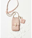 【リュタン】ビジュースタッズフラワー2WAYスマホショルダー