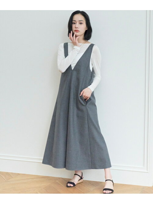 Anayi ウールフラノジャンパースカートワンピース Rakuten Fashion 楽天ファッション 旧楽天ブランドアベニュー Cw6163 Anayi ウールフラノジャンパースカートワンピース Rakuten Fashion 楽天ファッション 旧楽天ブランドアベニュー Cw6163