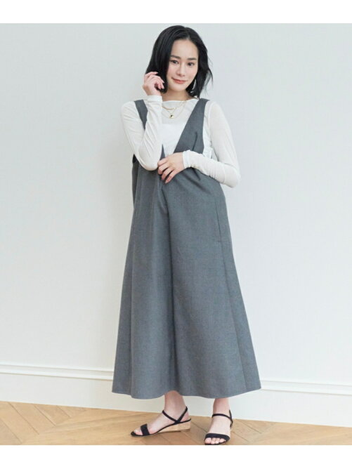 Anayi ウールフラノジャンパースカートワンピース Rakuten Fashion 楽天ファッション 旧楽天ブランドアベニュー Cw6163