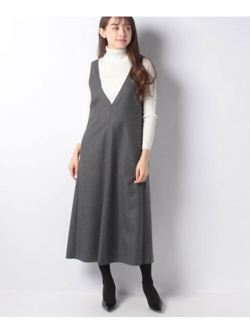Anayi ウールフラノジャンパースカートワンピース Rakuten Fashion 楽天ファッション 旧楽天ブランドアベニュー Cw6163