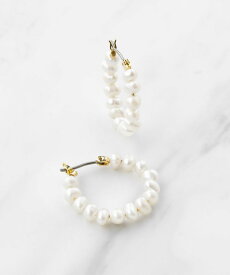 TOCCA PEARL HOOP PIERCED EARRINGS 淡水バロックパール ピアス トッカ アクセサリー・腕時計 ピアス ゴールド【送料無料】