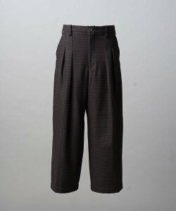 MAISON SPECIAL �yItalian Dead Stock Fabric�zTwo-Tucks Wide Pants ���]���X�y�V���� �p���c �X���b�N�X�E�h���X�p���c �l�C�r�[�y���������z