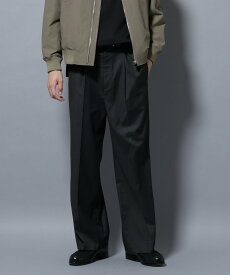 NANO universe DELEGANTEエアリーサキソニー/CHK/ST ストレートFITパンツ(セットアップ可) ナノユニバース パンツ その他のパンツ ブラウン ベージュ グレー【送料無料】