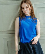 Maison INNESS ハイネックノースリーブニット(持続冷感・毛玉になりにくい・UVカット・遮熱) メゾンアイ…