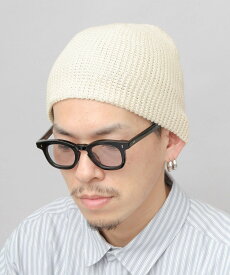 A.M.S. ニット帽 ワッチキャップ メンズ レディース ワッフルニット 帽子 春 夏 エー.エム.エス. 帽子 ニット帽・ビーニー ブラック グレー ホワイト