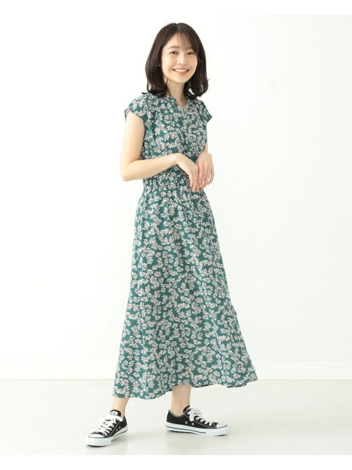 Beams Outlet Beams Heart 花柄 シャーリングワンピース Rakuten Fashion 楽天ファッション 旧楽天ブランドアベニュー Eg5166