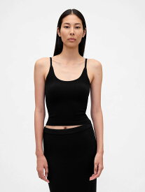 【SALE／59%OFF】GAP (W)CashSoft カシミヤタッチ ストレッチ クロップド タンクトップ ギャップ トップス キャミソール ブルー グレー ホワイト ブラック