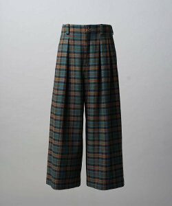 MAISON SPECIAL �yItalian Dead Stock Fabric�zTwo-Tucks Wide Baggy Pants ���]���X�y�V���� �p���c �X���b�N�X�E�h���X�p���c �l�C�r�[ �u���b�N�y���������z