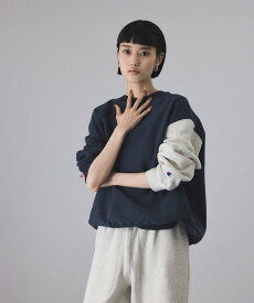 【SALE／30%OFF】ADAM ET ROPE' FEMME 【Champion for ADAM ET ROPE'】別注 RW SWEAT アダムエロペ トップス スウェット・トレーナー ネイビー グレー ブラック【送料無料】