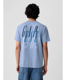 【SALE／35%OFF】GAP (U)GAP1969ロゴ Tシャツ(ユニセックス) ギャップ トップス カットソー・Tシャツ ブルー ネイビー ホワイト グリーン レッド グレー