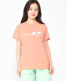 MAMMUT MAMMUT/(W)QD Logo Print T-Shirt AF Women マムート トップス カットソー・Tシャツ オレンジ【送料無料】