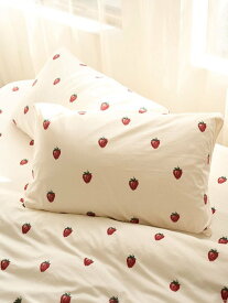 gelato pique Sleep 【Sleep】ストロベリー柄ピローケース ジェラートピケ インテリア・生活雑貨 その他のインテリア・生活雑貨