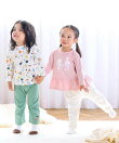 【スララク/防汚加工/オーガニックコットン/ゆったりめ】前後フリーで時短!パパパッと穿ける前向きパンツ(80~120cm)
